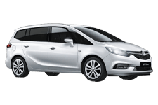 Truck Hire Preston - Vauxhall Zafira 5 + 2 - Minibus hire Preston
